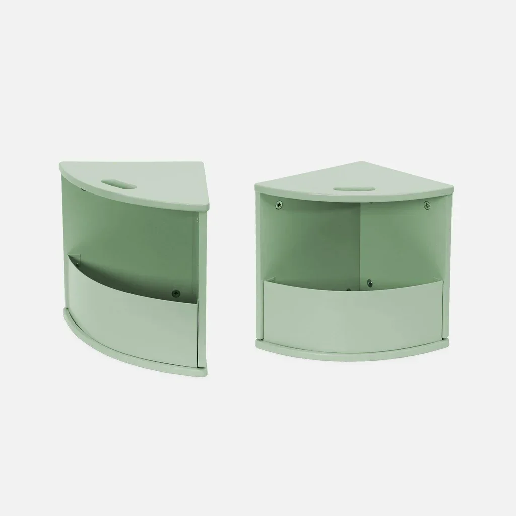 Table enfant effet ardoise 4 chaises rangement Nephos