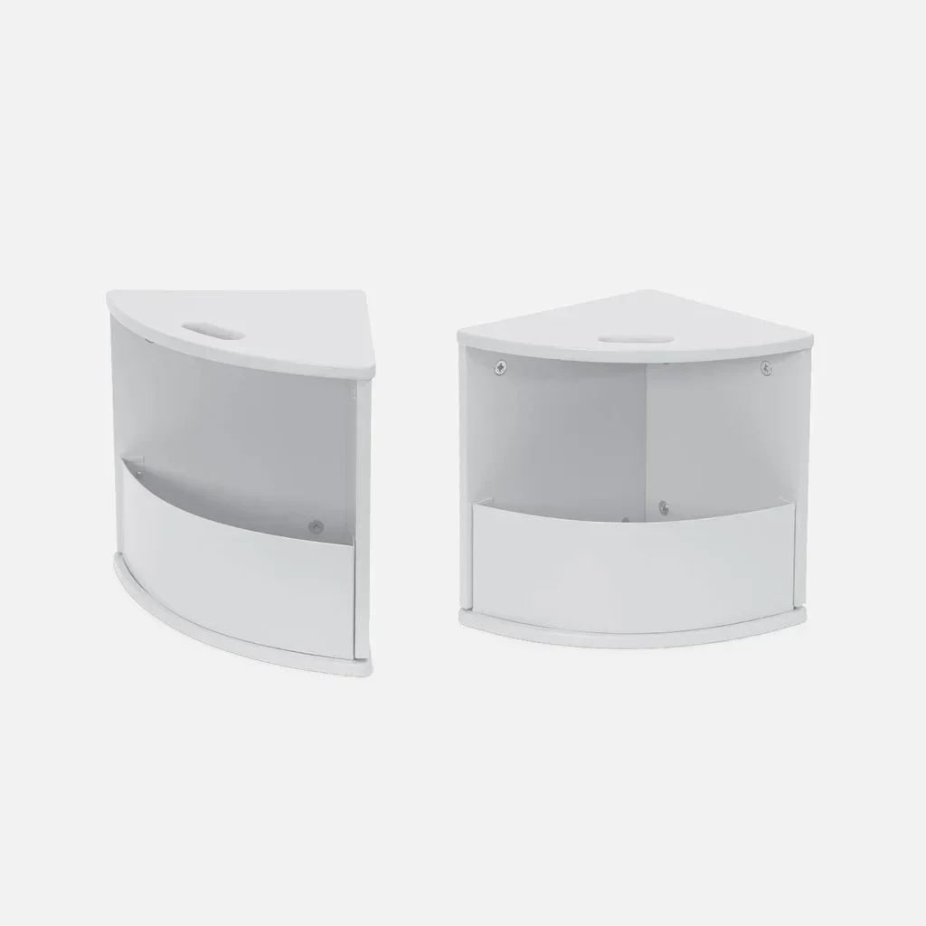 Table enfant ardoise 4 chaises rangement intégré Nephos
