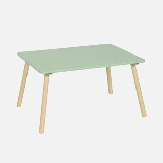Table enfant pin naturel 4 places rectangulaire