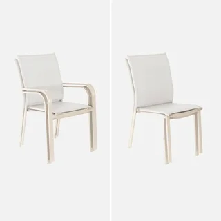 Ausziehbarer Gartentisch Aluminium 10 Plätze Seattle modernes Outdoor-Esszimmer-Set