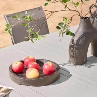 Ausziehbarer Aluminium Gartentisch 10 Personen Seattle
