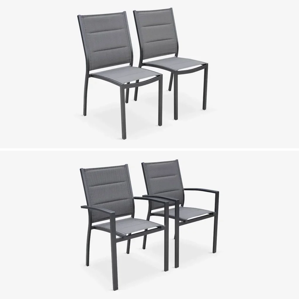 Mesa jardín extensible aluminio 10 comensales Odenton moderna exterior