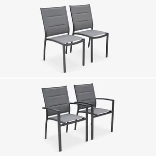 Mesa jardín extensible aluminio 10 comensales Odenton moderna exterior
