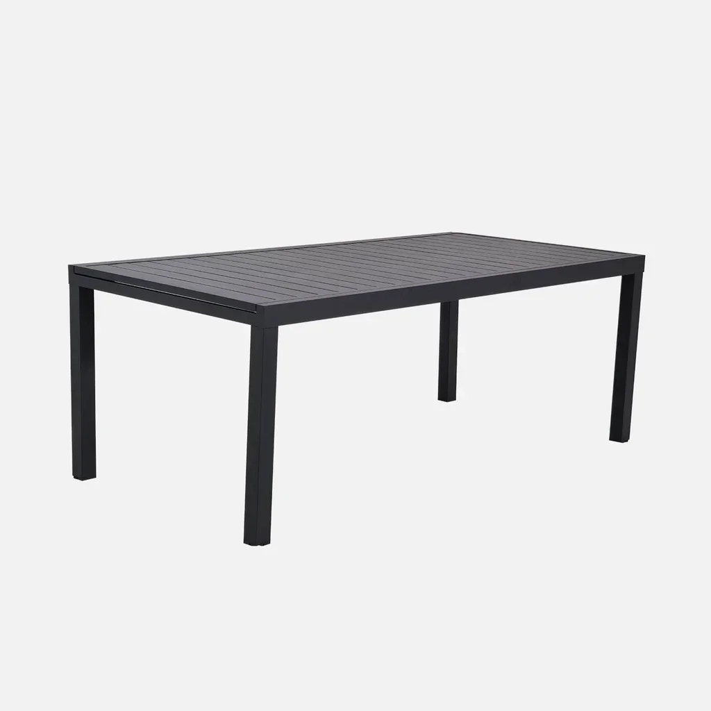 Table extensible jardin aluminium 10 places Elora Amara