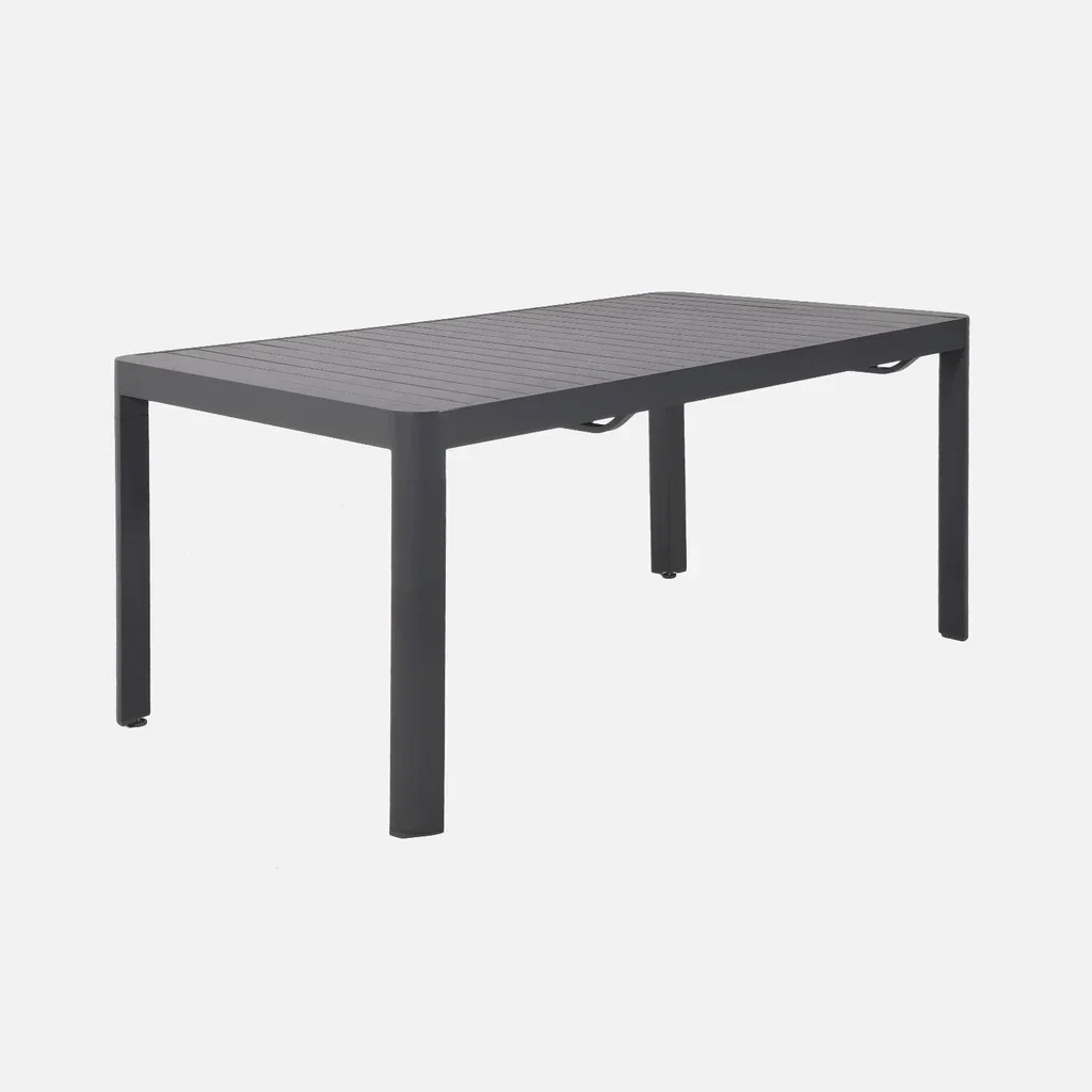 Table de jardin extensible Lunea aluminium 6-10 personnes