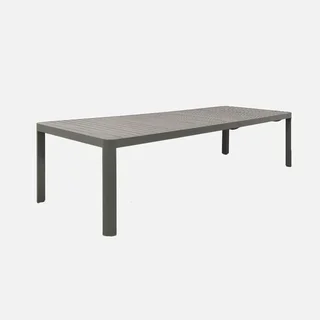Table de jardin extensible aluminium Lunea 6-10 personnes anthracite