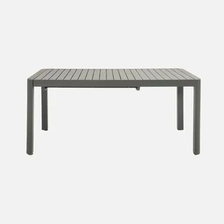 Table de jardin extensible aluminium Lunea 6-10 personnes anthracite