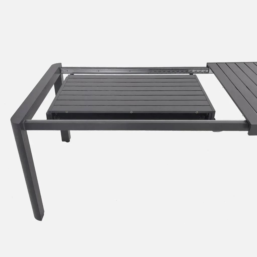 Table de jardin extensible Lunea aluminium 6-10 personnes