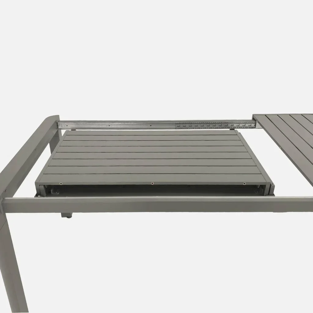 Table de jardin extensible aluminium Lunea 6-10 personnes anthracite