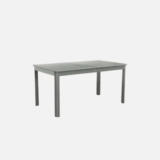Table de jardin extensible aluminium Seattle 8 personnes