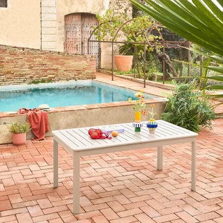 Table de jardin extensible aluminium 8 personnes Seattle