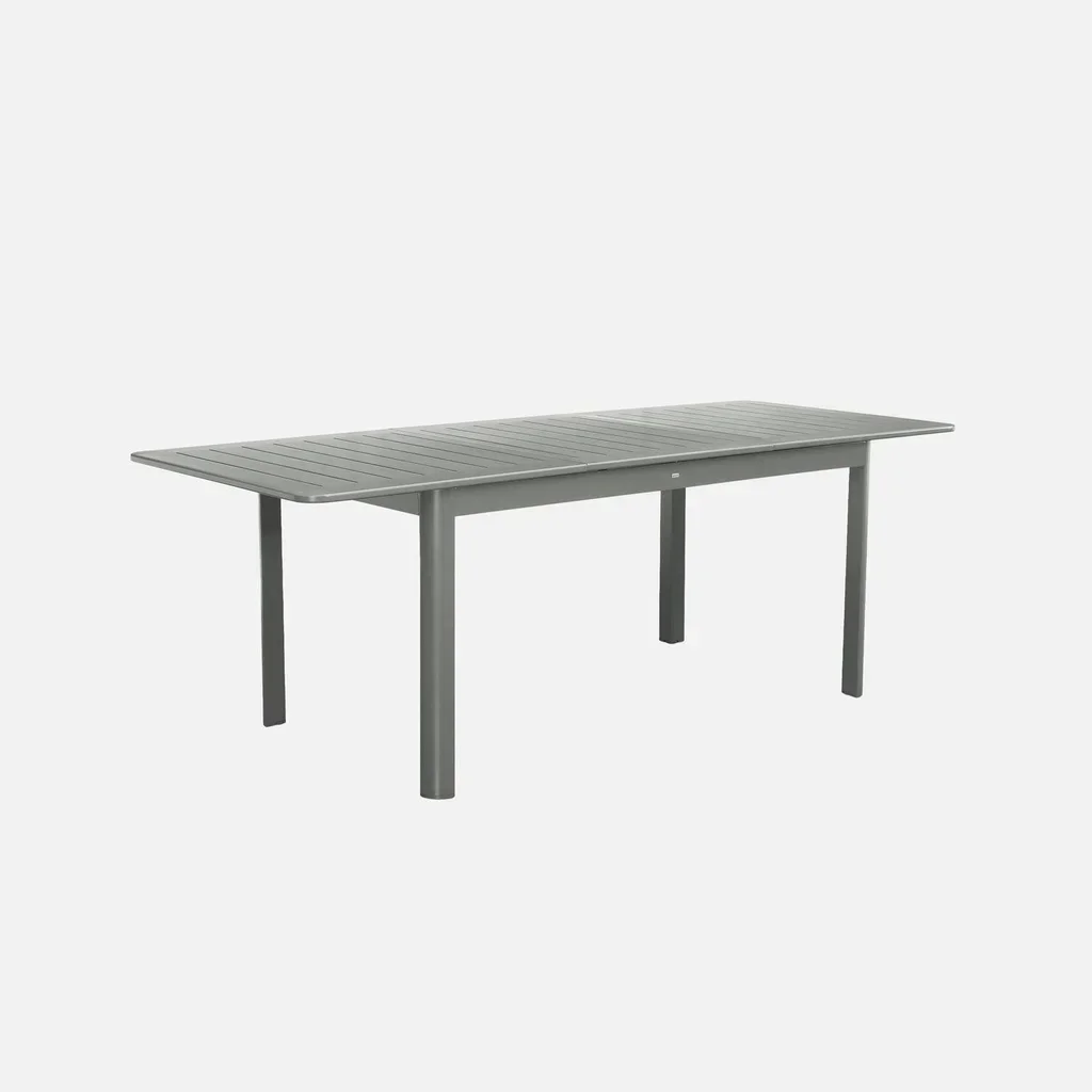 Table de jardin extensible aluminium Seattle 8 personnes