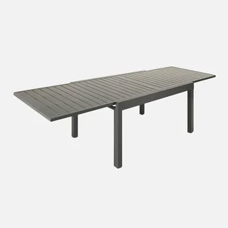 Table extensible jardin aluminium 8 personnes Elora terrasse extérieur