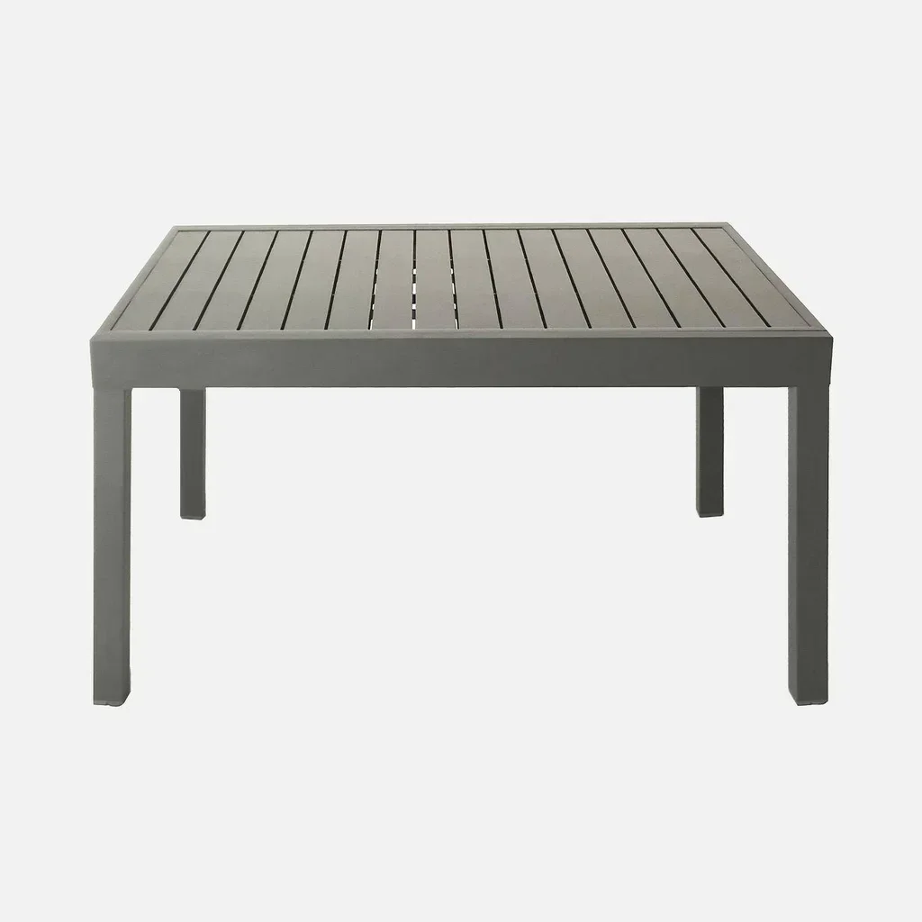 Table extensible jardin aluminium 8 personnes Elora terrasse extérieur