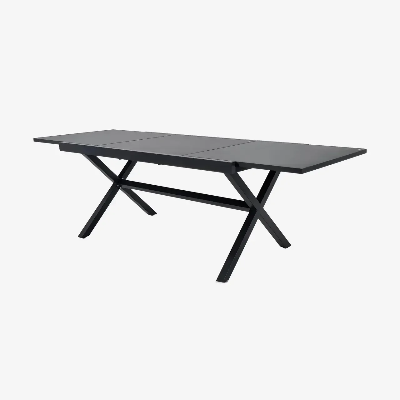Table extensible jardin aluminium 8 personnes Ventura moderne