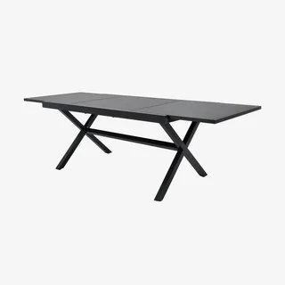 Table extensible jardin aluminium 8 personnes Ventura moderne