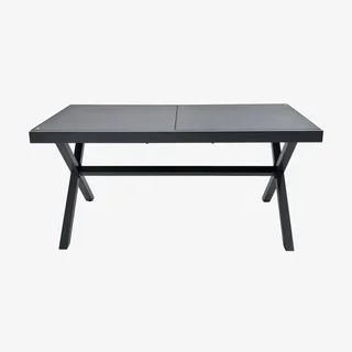 Table extensible jardin aluminium 8 personnes Ventura moderne