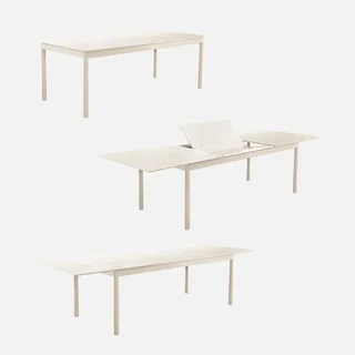 Table de jardin extensible aluminium 8 personnes Charleston anthracite
