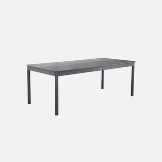 Table extensible jardin aluminium 8 personnes Charleston anthracite