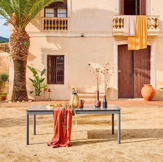 Table extensible jardin aluminium 8 personnes Charleston anthracite