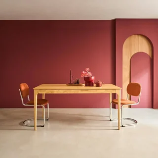 Table extensible Elena 6-8 places hévéa massif et frêne