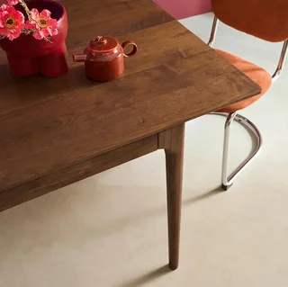 Table extensible Elena 6-8 personnes hévéa massif et frêne