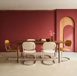 Table extensible Elena 6-8 personnes hévéa massif et frêne