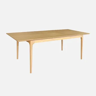 Table extensible Elena 6-8 places hévéa massif et frêne