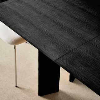 Mesa jantar extensível madeira maciça hevea carvalho 6-8 pessoas Albane