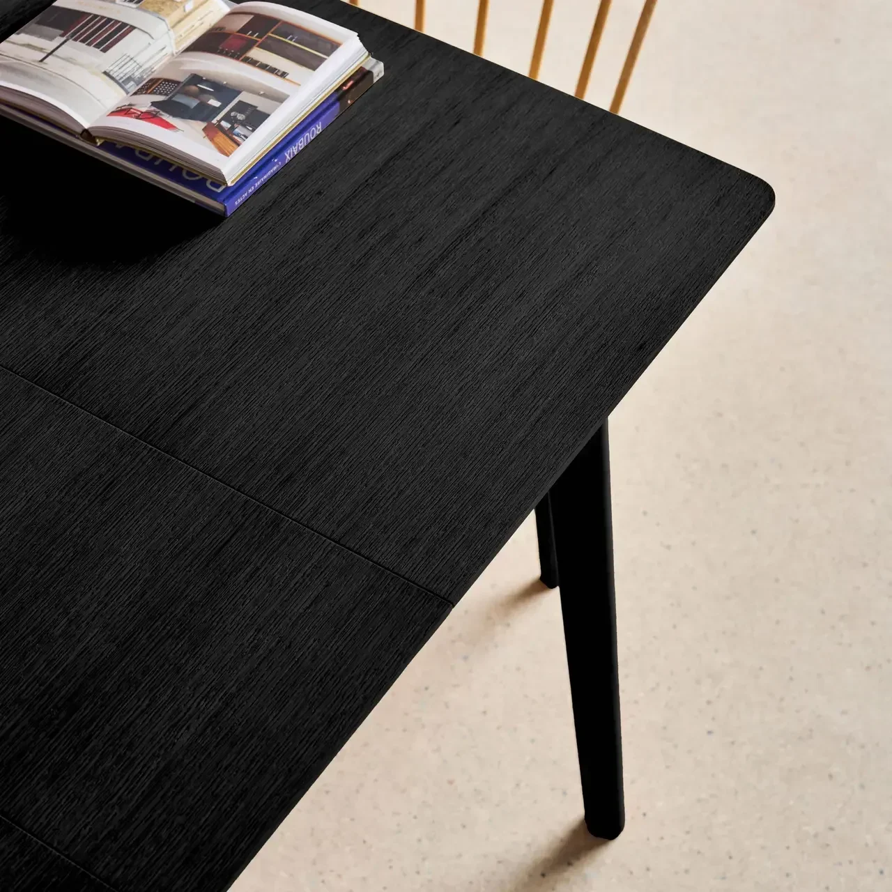 Table extensible Lina hévéa chêne 4-6 personnes