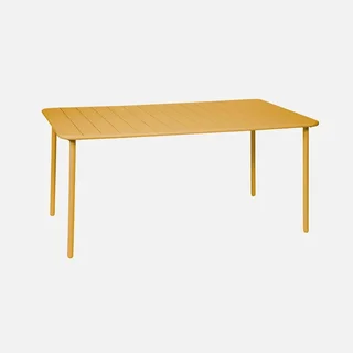 Table de jardin métal Amélia 6-8 personnes design bistrot extérieur