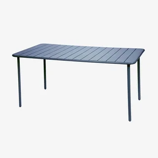 Table de jardin métal Amélia 6-8 places extérieur design intemporel