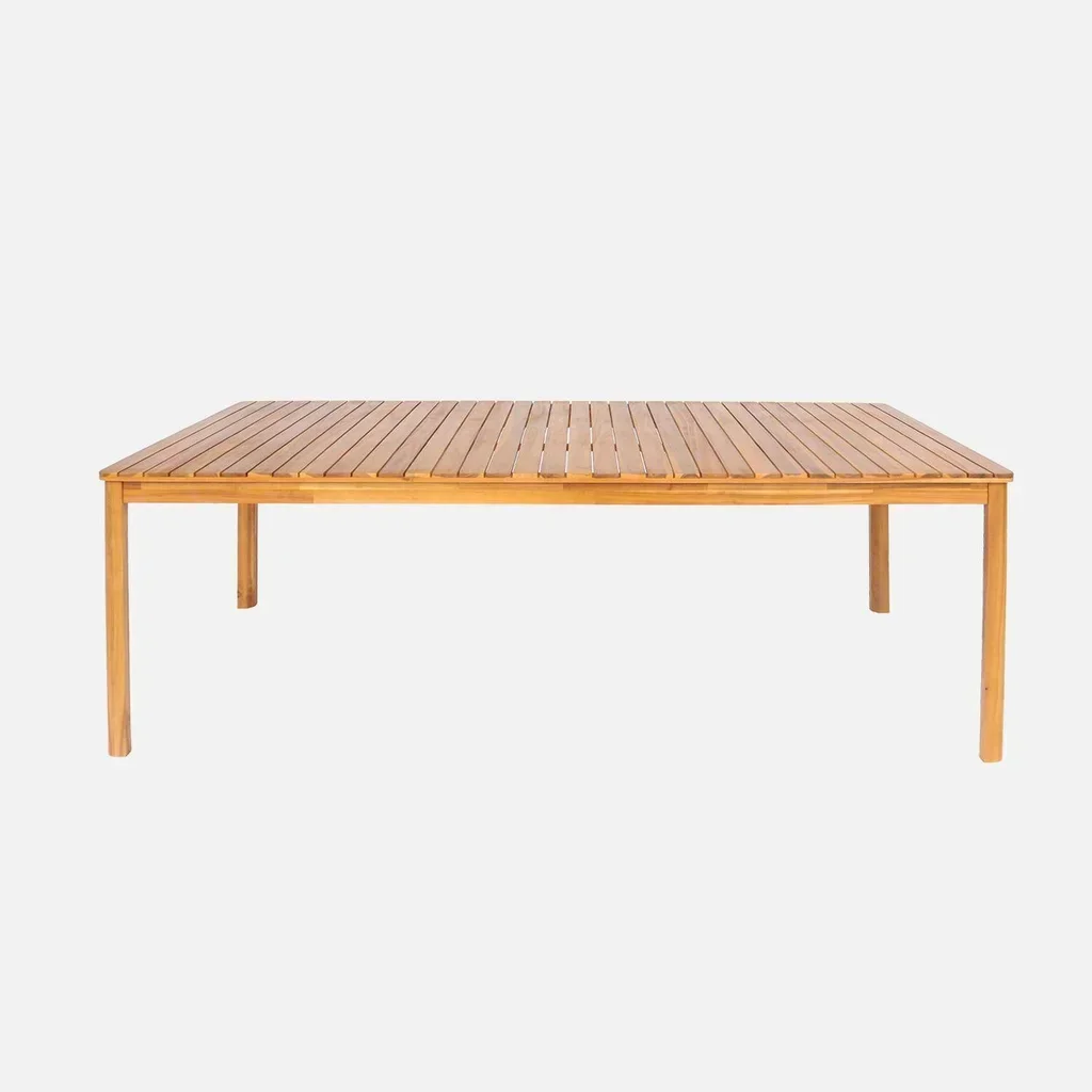 Table jardin acacia 10 personnes Senora 200 cm bois massif