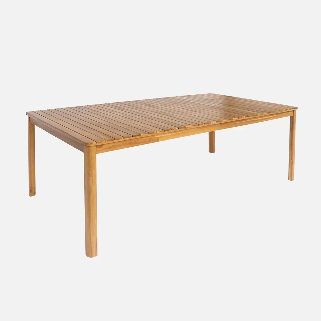 Table jardin acacia 10 personnes Senora 200 cm bois massif