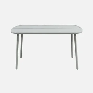 Table de jardin aluminium 4-6 personnes Avelia moderne et élégante