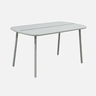 Table de jardin aluminium 4-6 personnes Avelia moderne et élégante