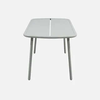 Table de jardin aluminium 4-6 personnes Avelia moderne et élégante