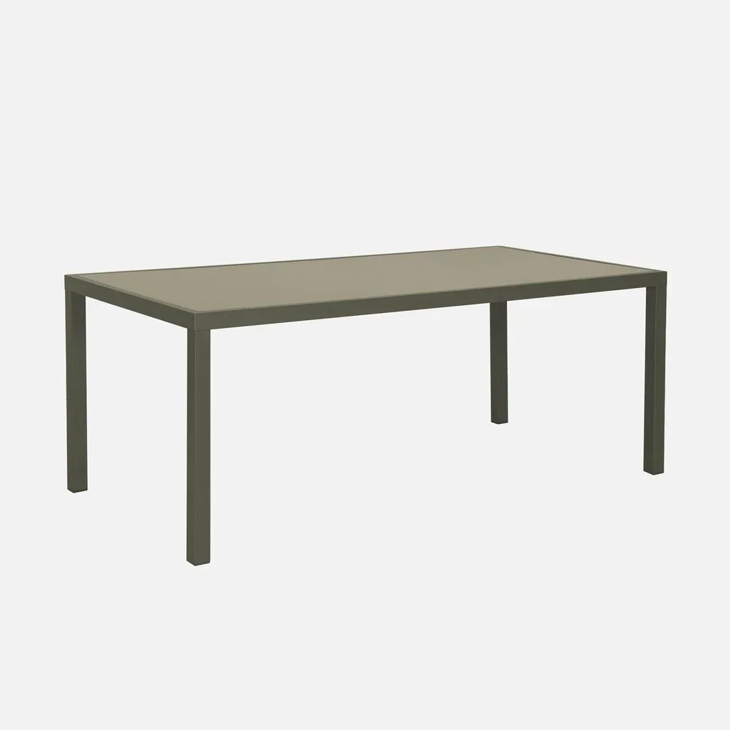 Table de jardin aluminium 8 places Capua design moderne épuré