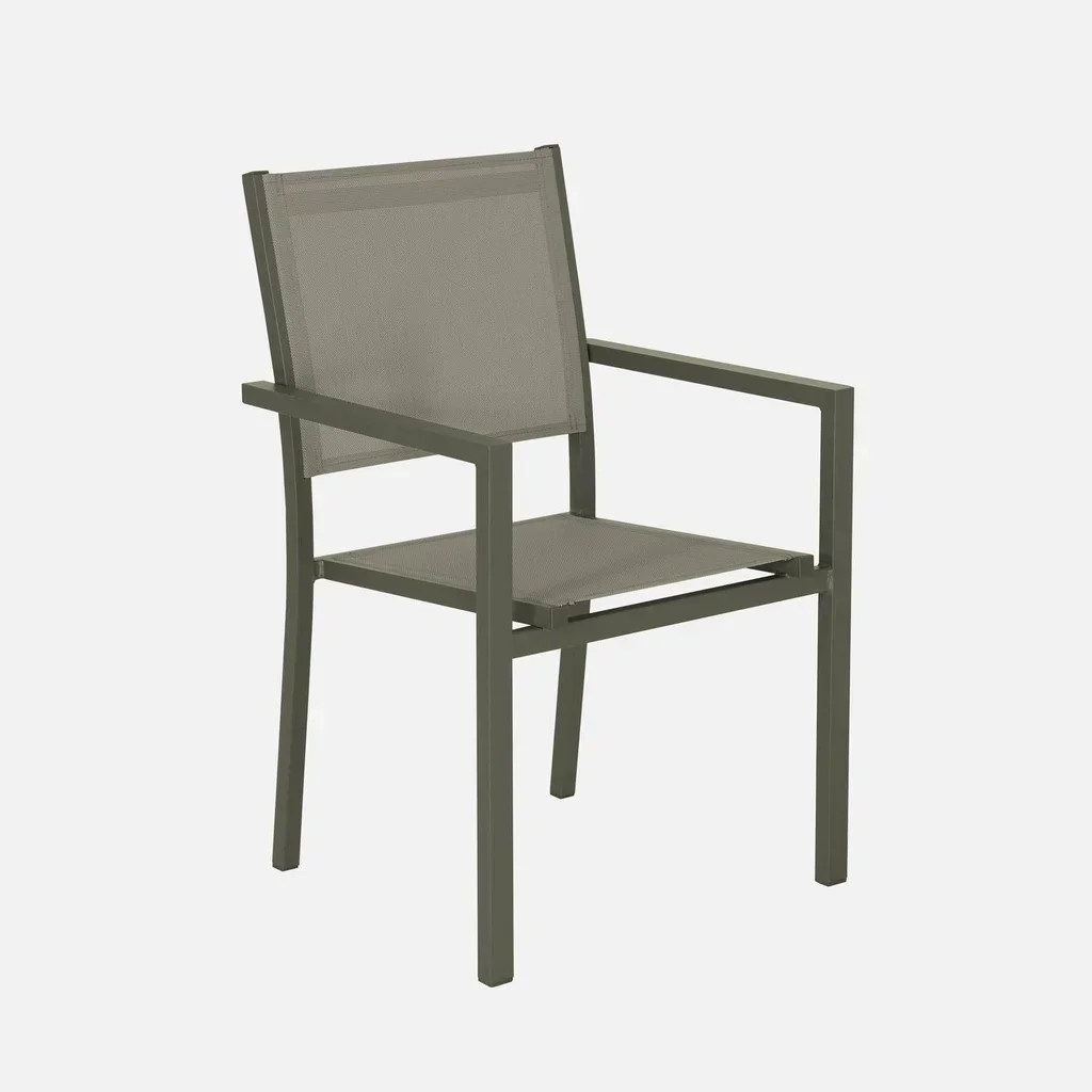 Table de jardin aluminium 8 places Capua design moderne épuré