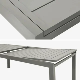 Table de jardin extensible aluminium Elora 10-12 personnes
