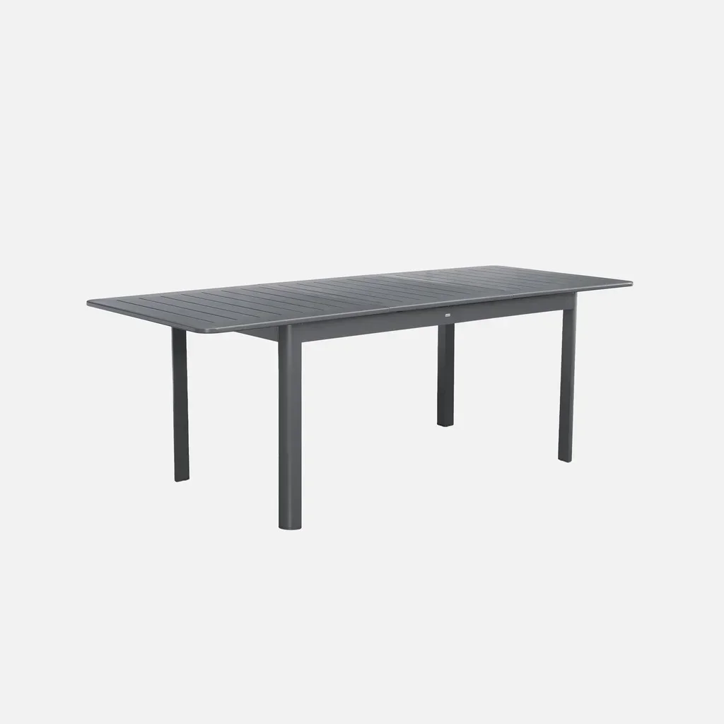 Mesa de jardín extensible de aluminio 6 plazas Seattle