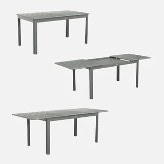 Mesa de jardín extensible aluminio 6 plazas Seattle antracita