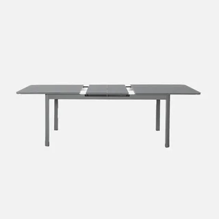 Table de jardin extensible aluminium 8 places Soria avec chaises Buffalo