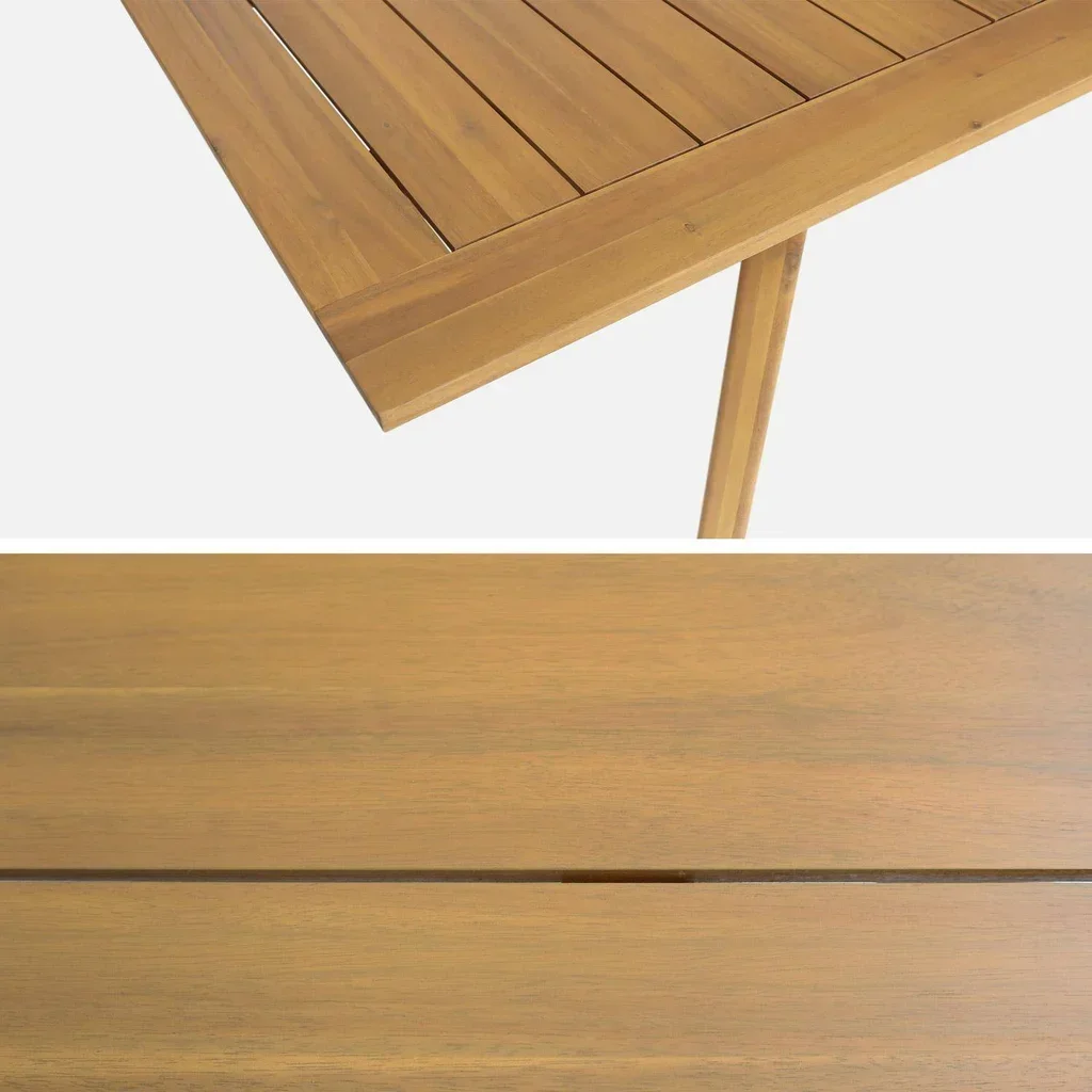 Table de jardin extensible bois acacia 10 personnes Palena