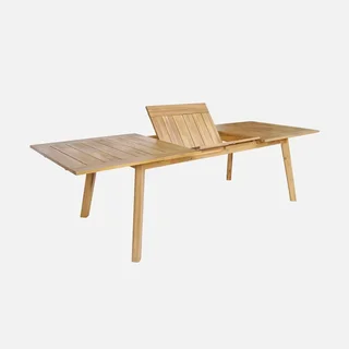 Table de jardin extensible bois acacia 8 places Palena