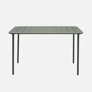 Table de jardin métal 4 places Amélia - Design intemporel et robuste