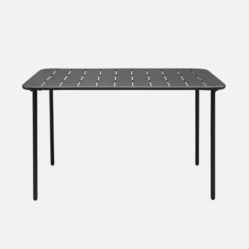Table de jardin métal 4 places Amélia Liva