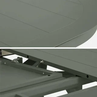Table de jardin ovale extensible aluminium 10 places Metora
