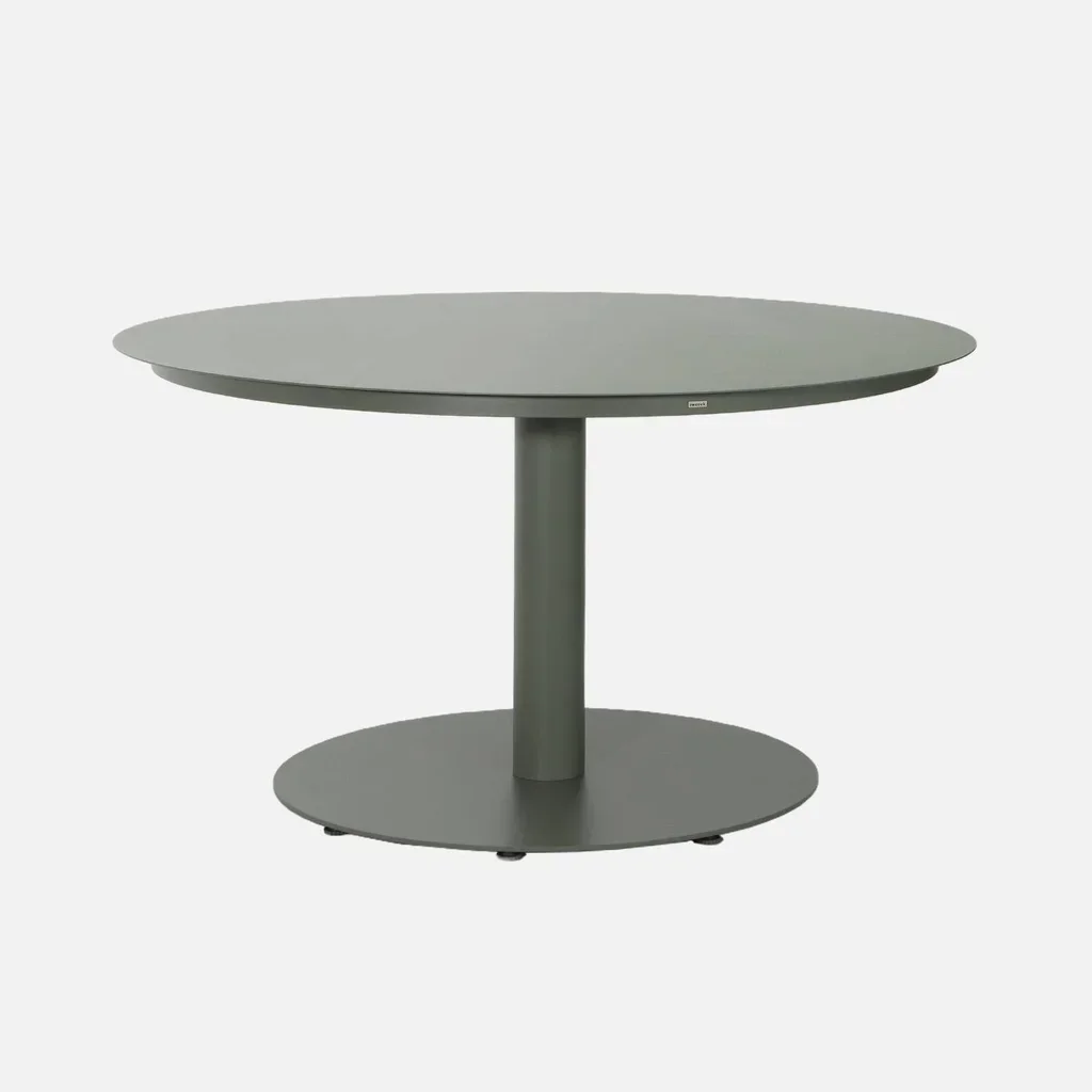 Runder Aluminium Gartentisch 6 Personen Oreva Terrasse Balkon