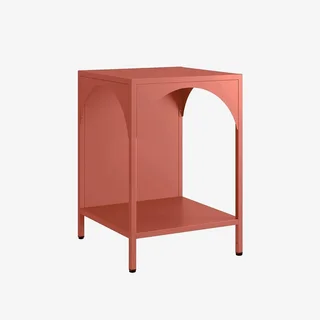 Table de nuit industrielle métal loft design minimaliste chambre